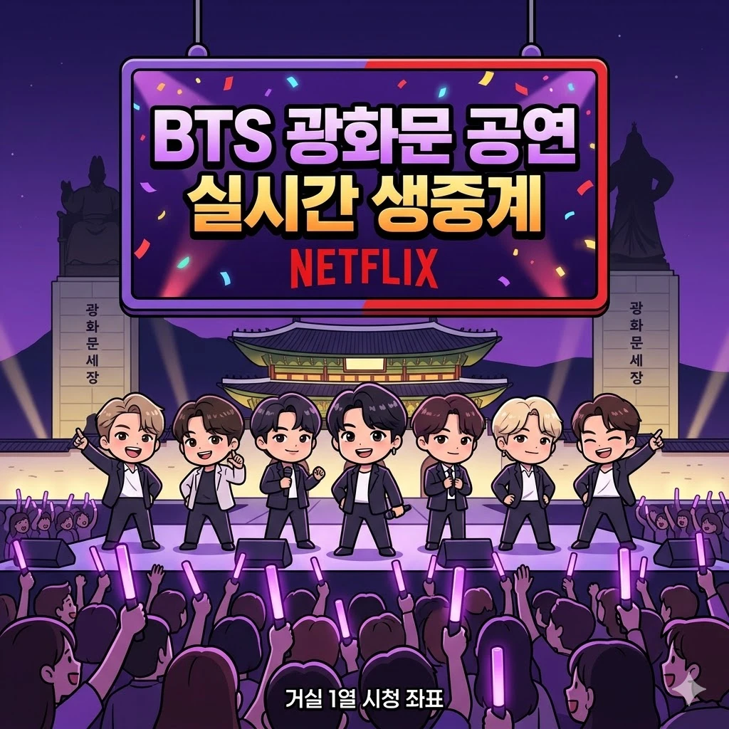 BTS 광화문 공연 실시간 생중계
