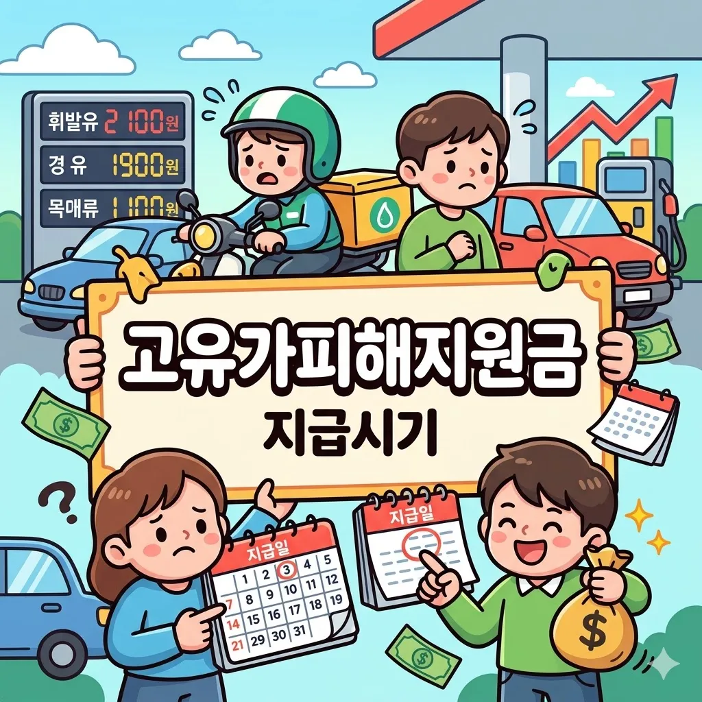 고유가피해지원금 지급시기