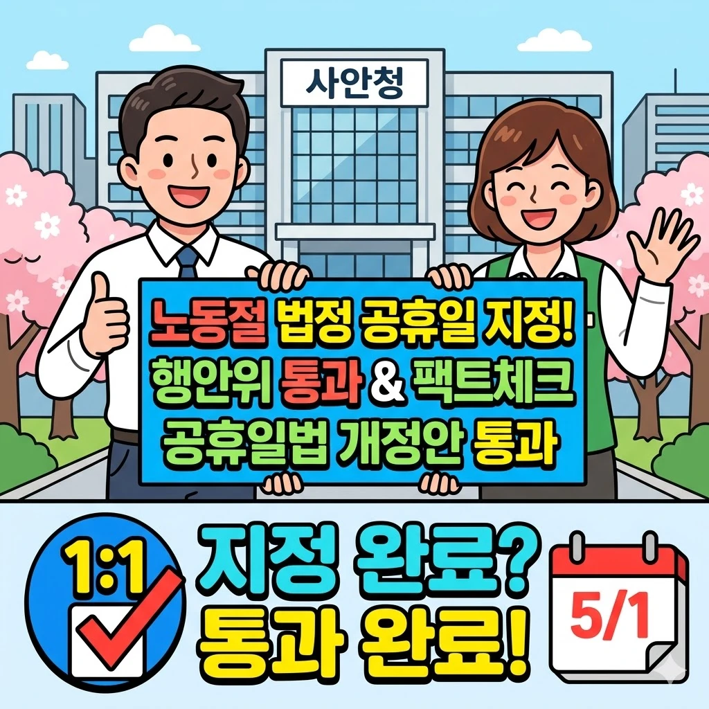 노동절 법정 공휴일 지정 여부