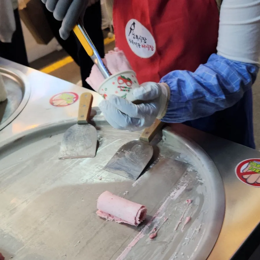 생방송투데이 전주남부시장 야시장 철판아이스크림