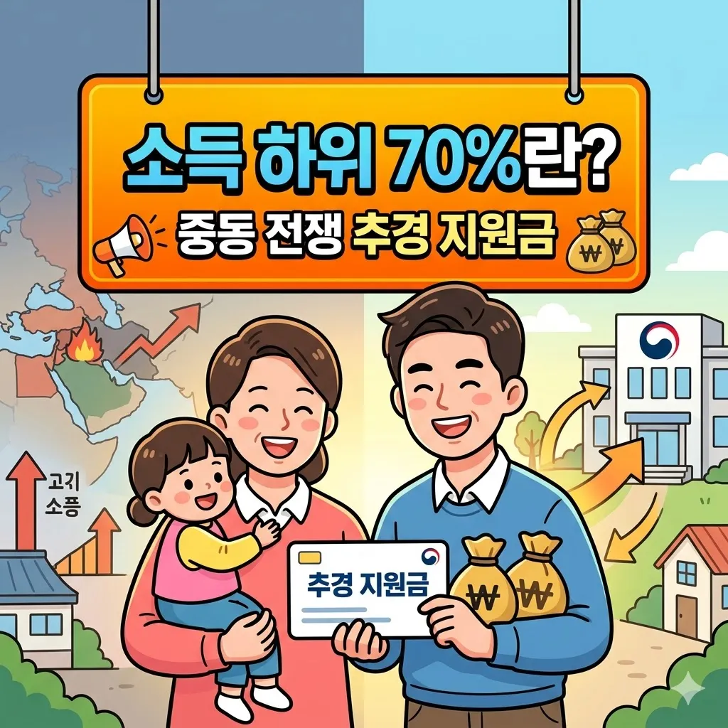 소득 하위 70%란