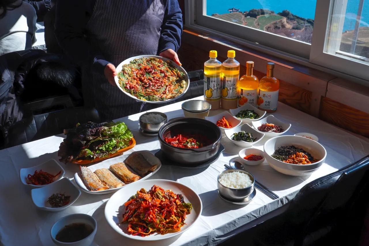 6시내고향 남해 다랭이마을 멍게비빔밥