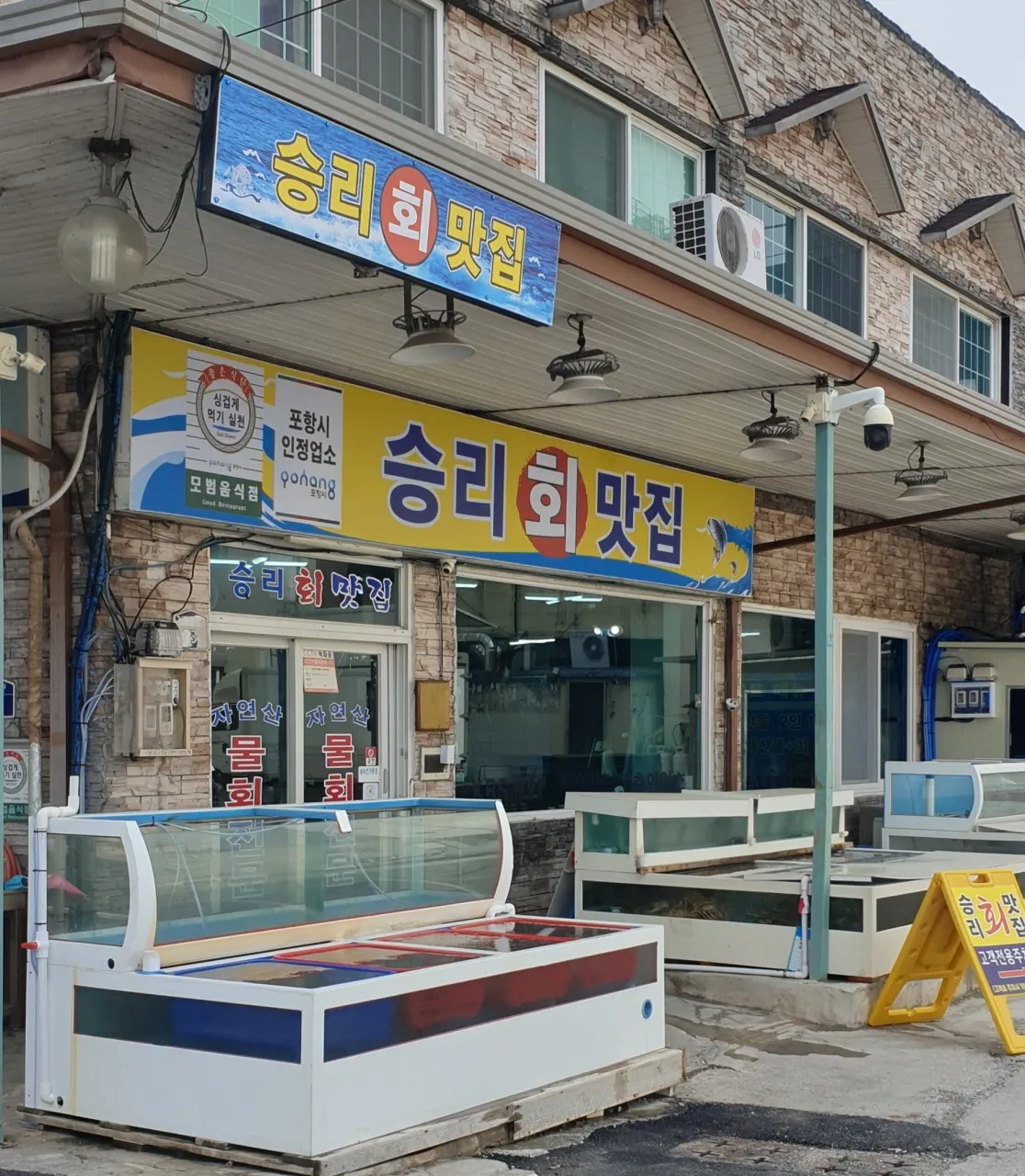 6시내고향 포항죽도시장 물회