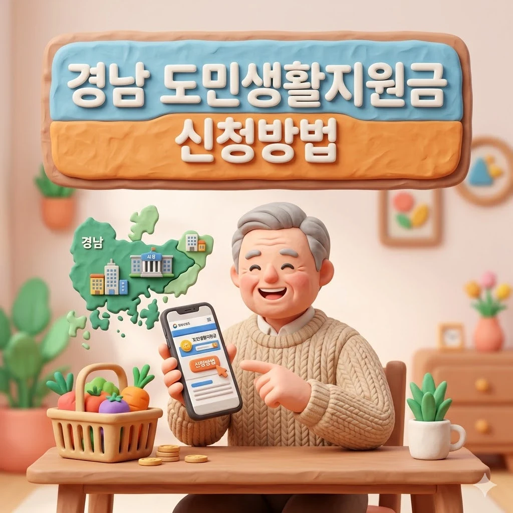 경남 도민생활지원금 신청방법