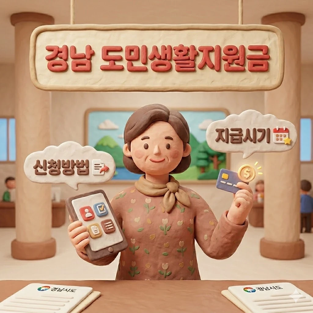 경남 도민생활지원금 신청방법