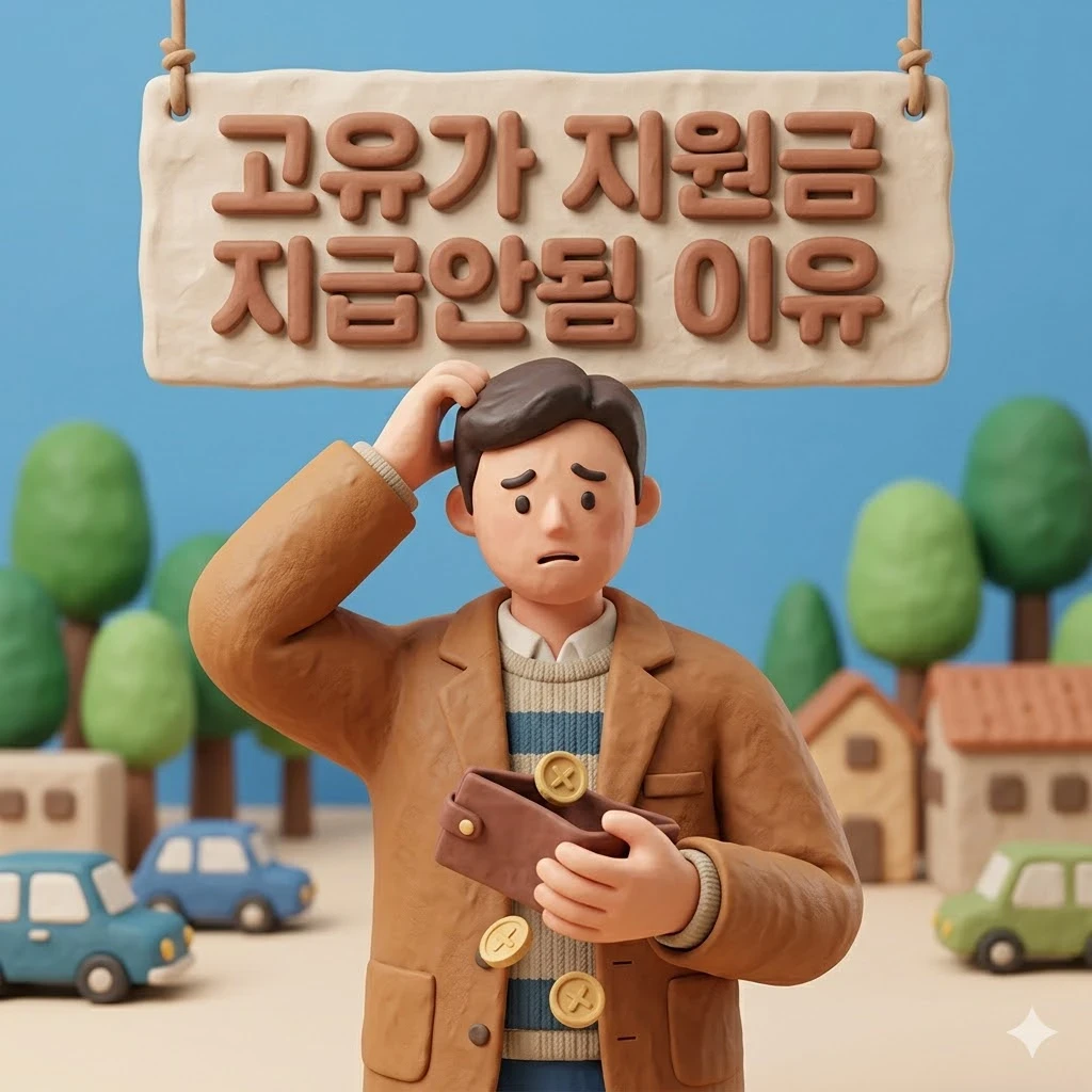 고유가 지원금 지급안됨 이유