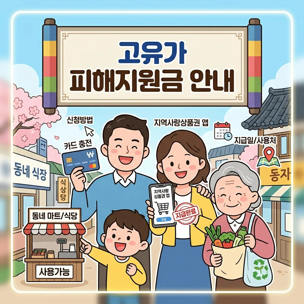 고유가 피해지원금 신청방법