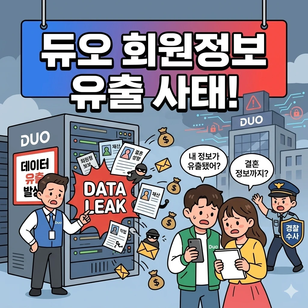 듀오 회원정보 유출