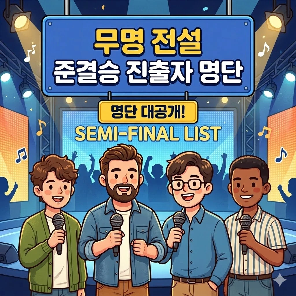 무명 전설 준결승진출자