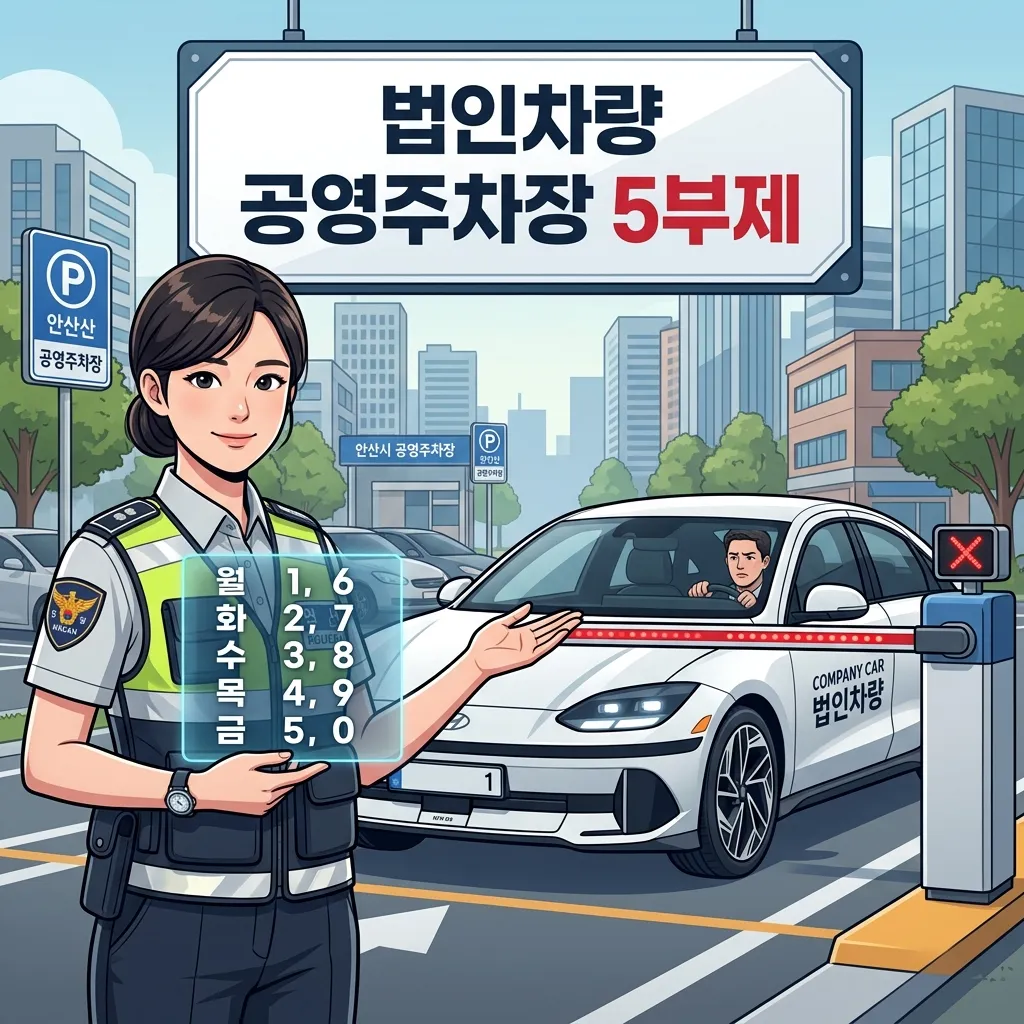 법인차량 공영주차장 5부제