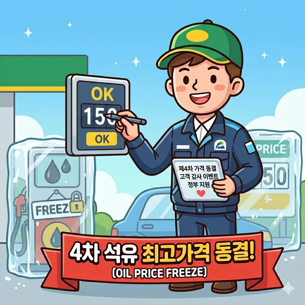 석유 최고가격제 동결