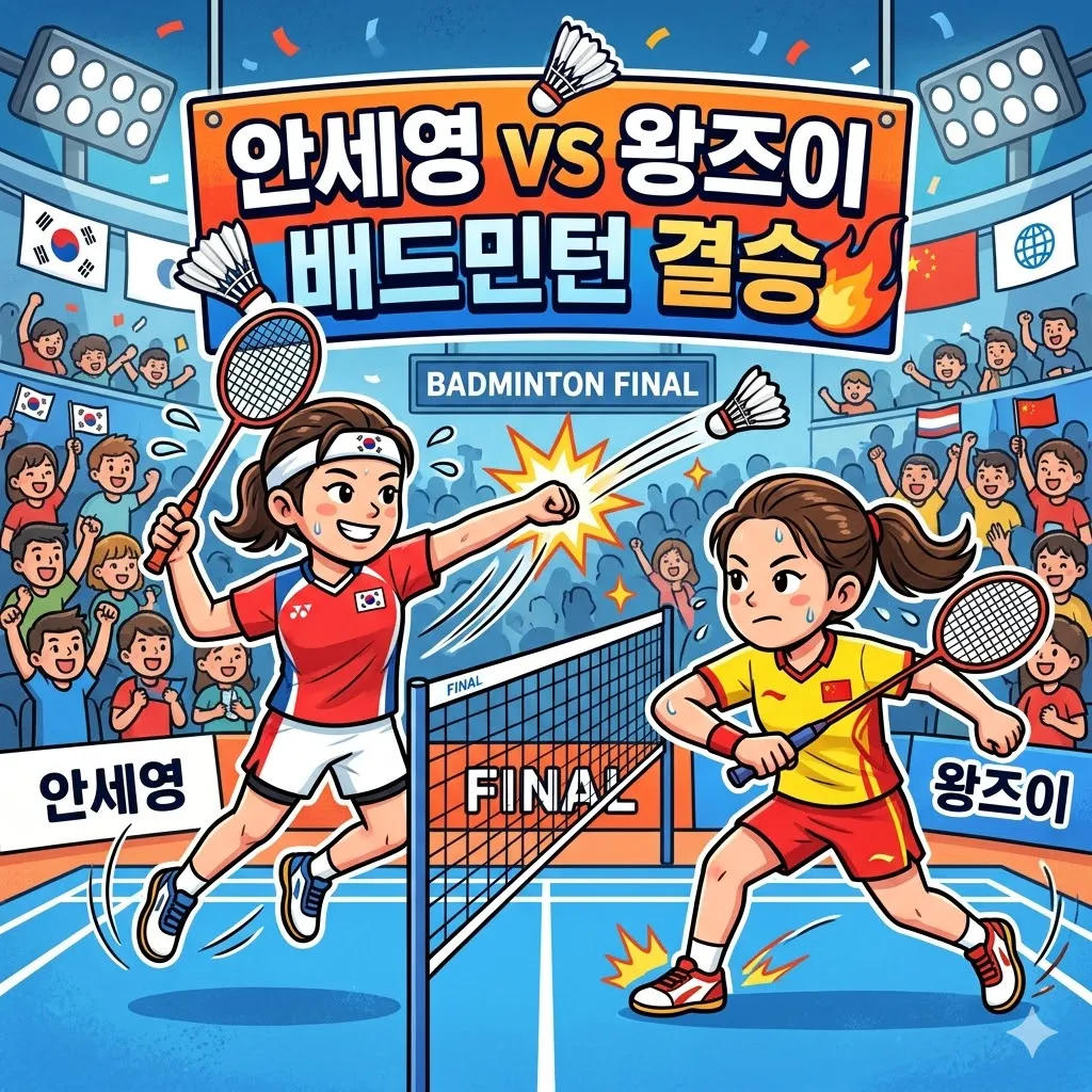 안세영 왕즈이 결승