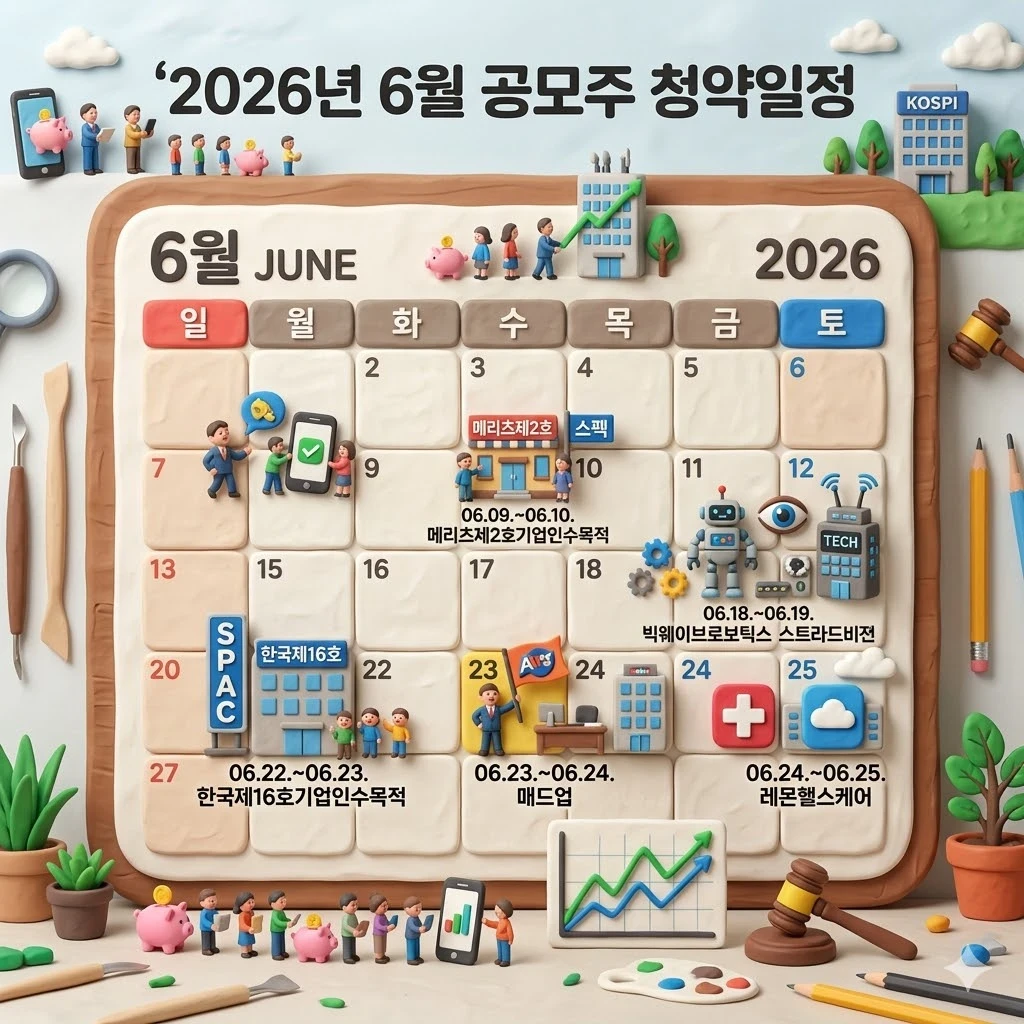 6월 공모주 청약일정