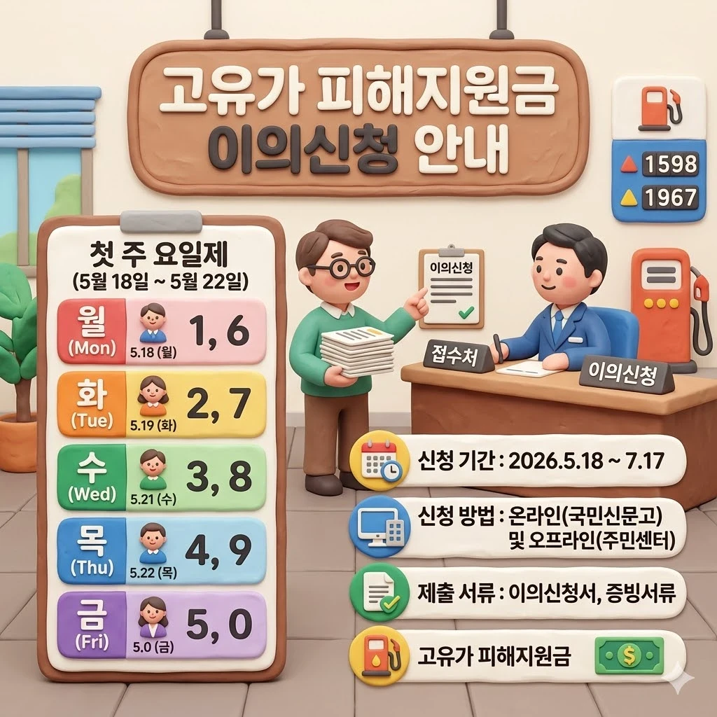 고유가지원금이의신청