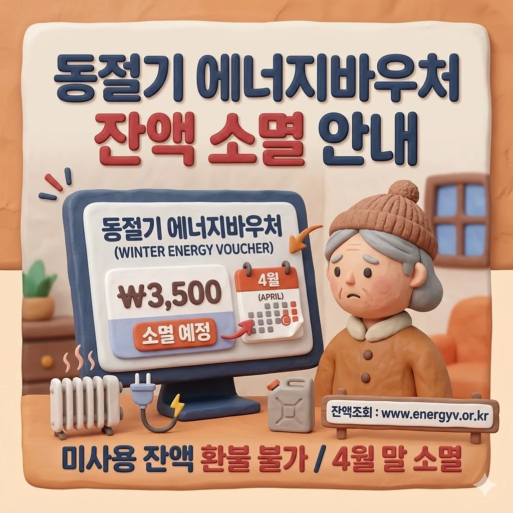 동절기 에너지바우처 잔액 소멸