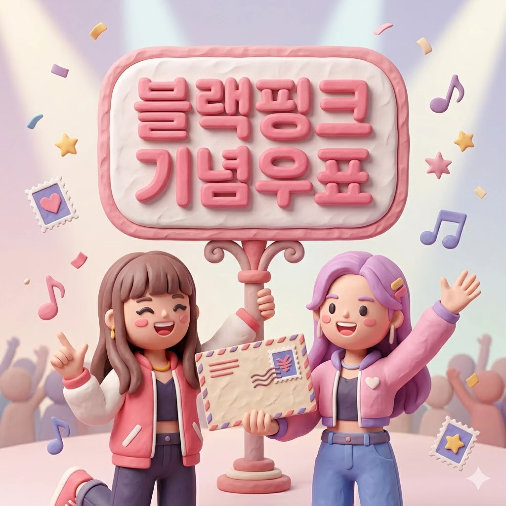 블랙핑크 기념우표