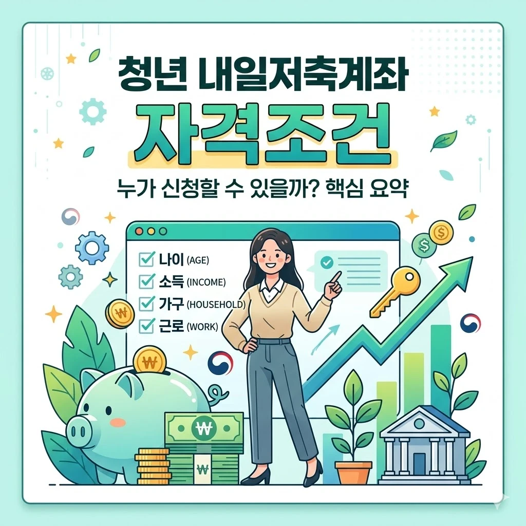 청년 내일저축계좌 자격조건