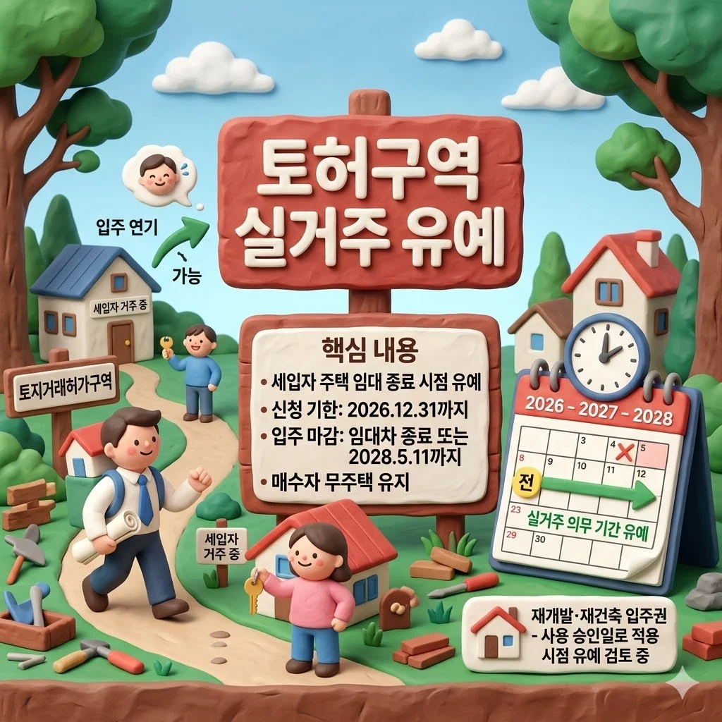 토허구역 실거주 유예