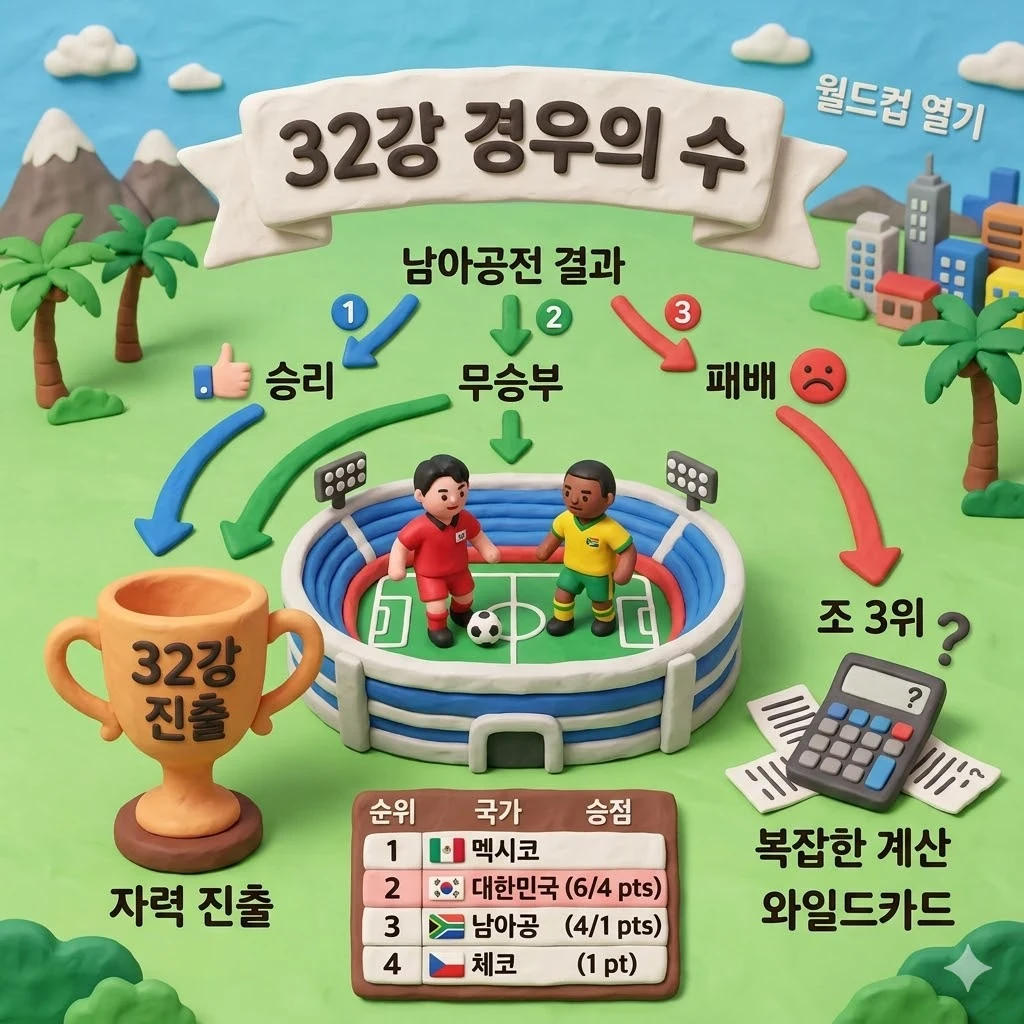 32강 경우의 수
