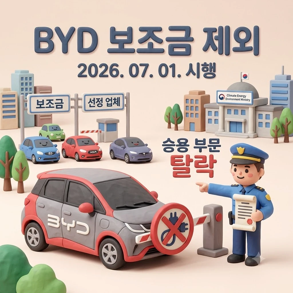 BYD 보조금 제외