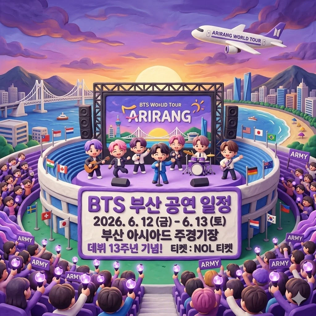 bts 부산 공연 일정