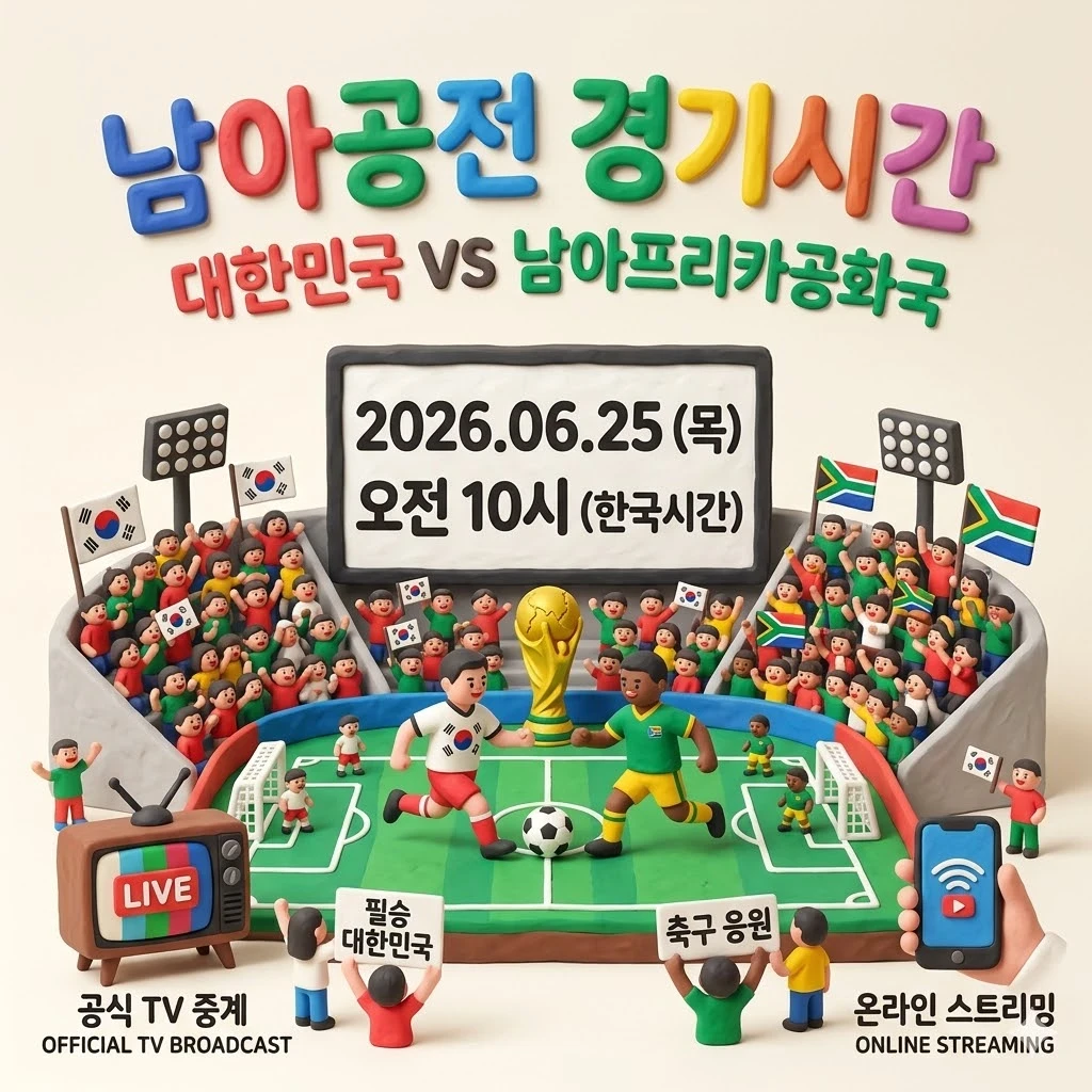 남아공전 경기시간