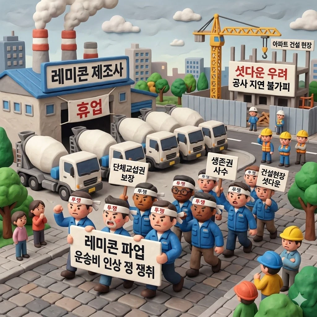 레미콘 파업