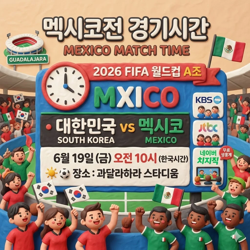 멕시코전 경기시간
