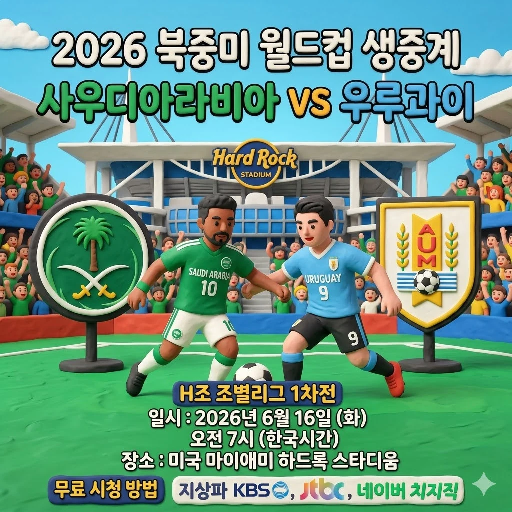 사우디아라비아 우루과이 생중계