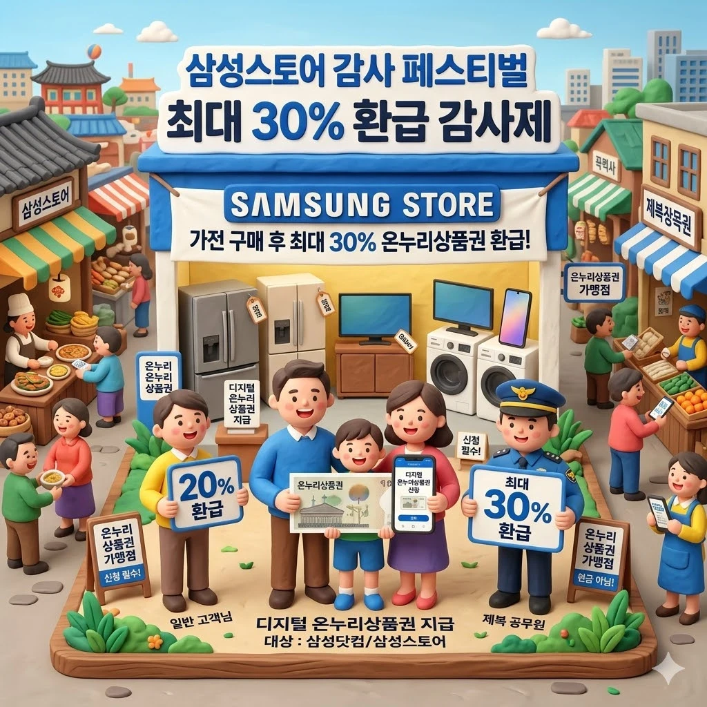 삼성전자 온누리상품권 환급