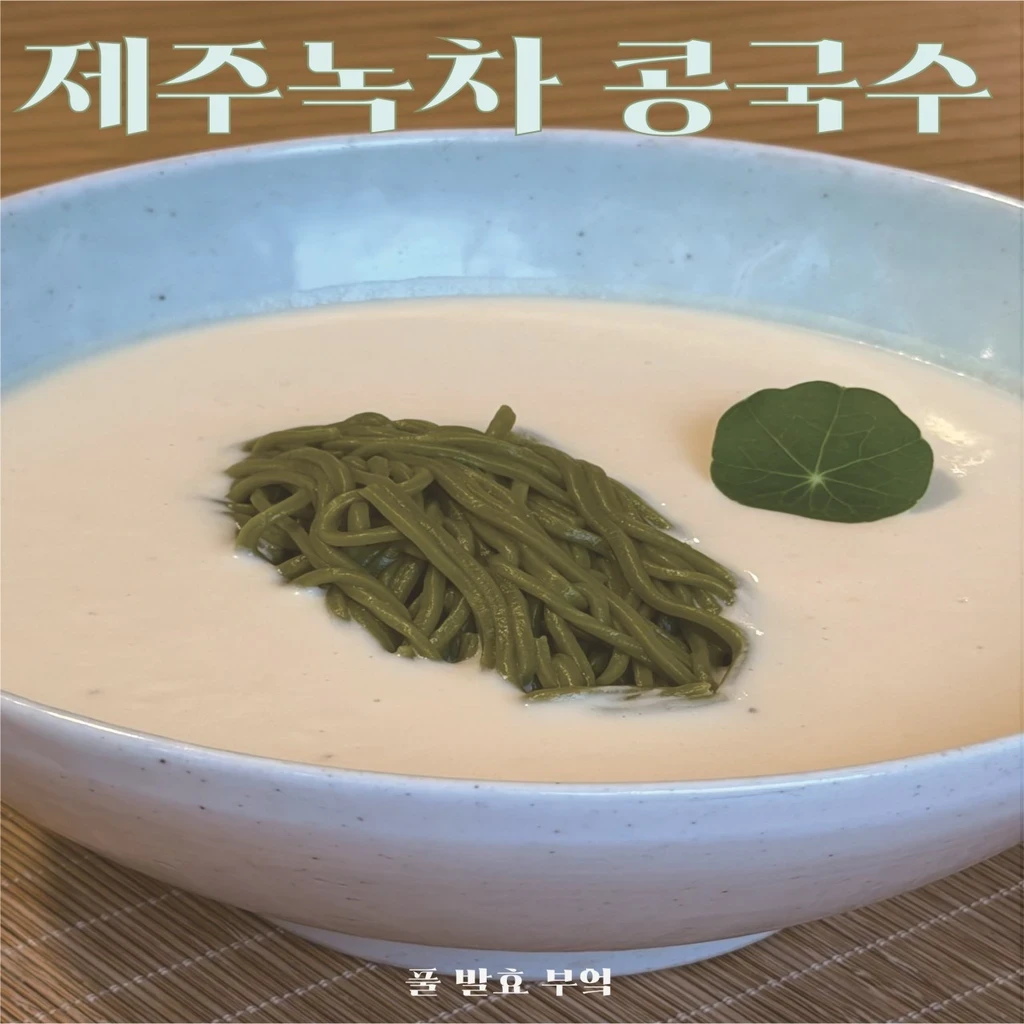 오늘N 마포 제주식 쑥 콩국수