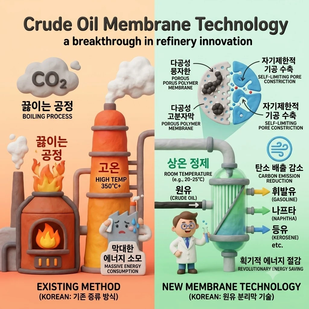원유 분리막 기술