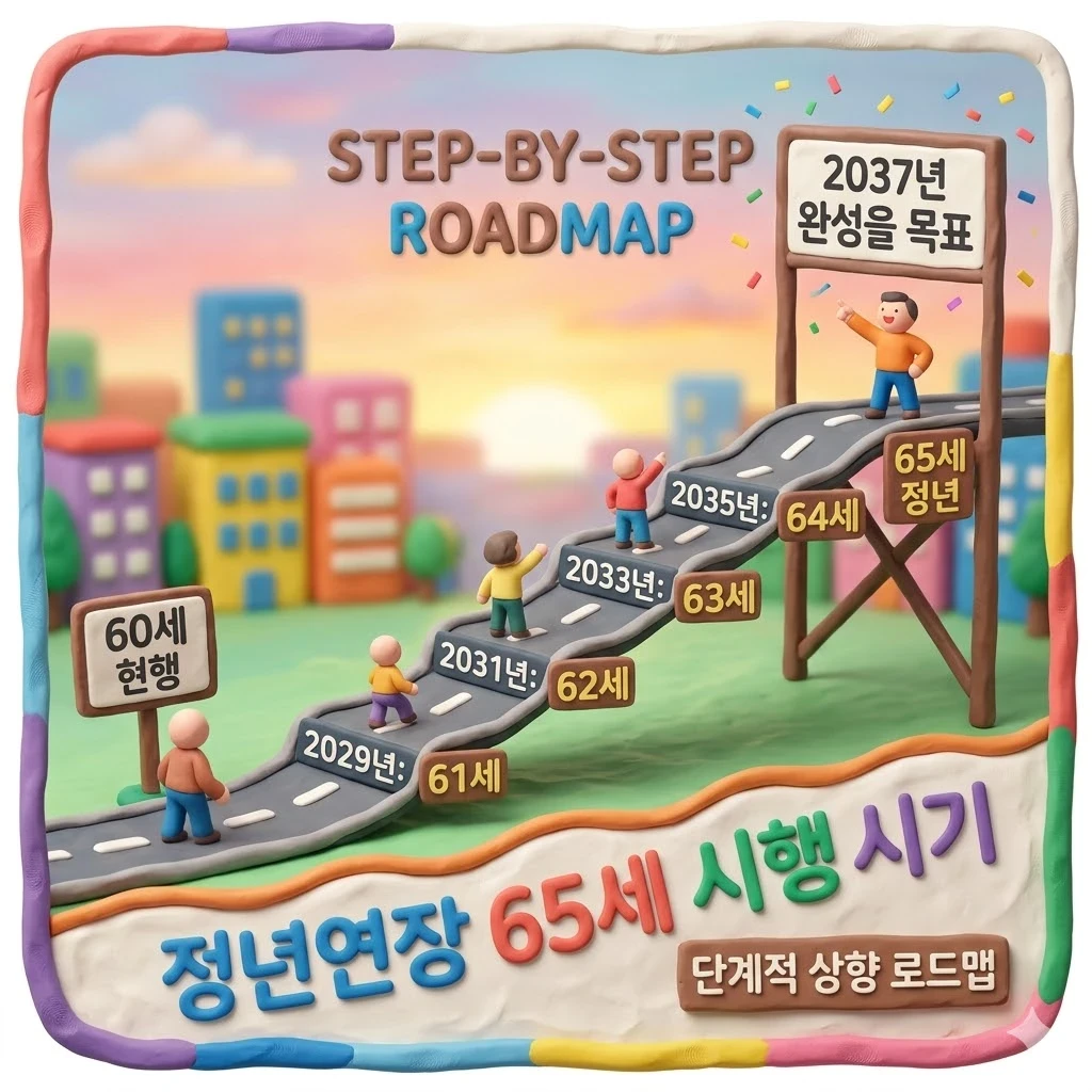 정년연장 65세 시행 시기