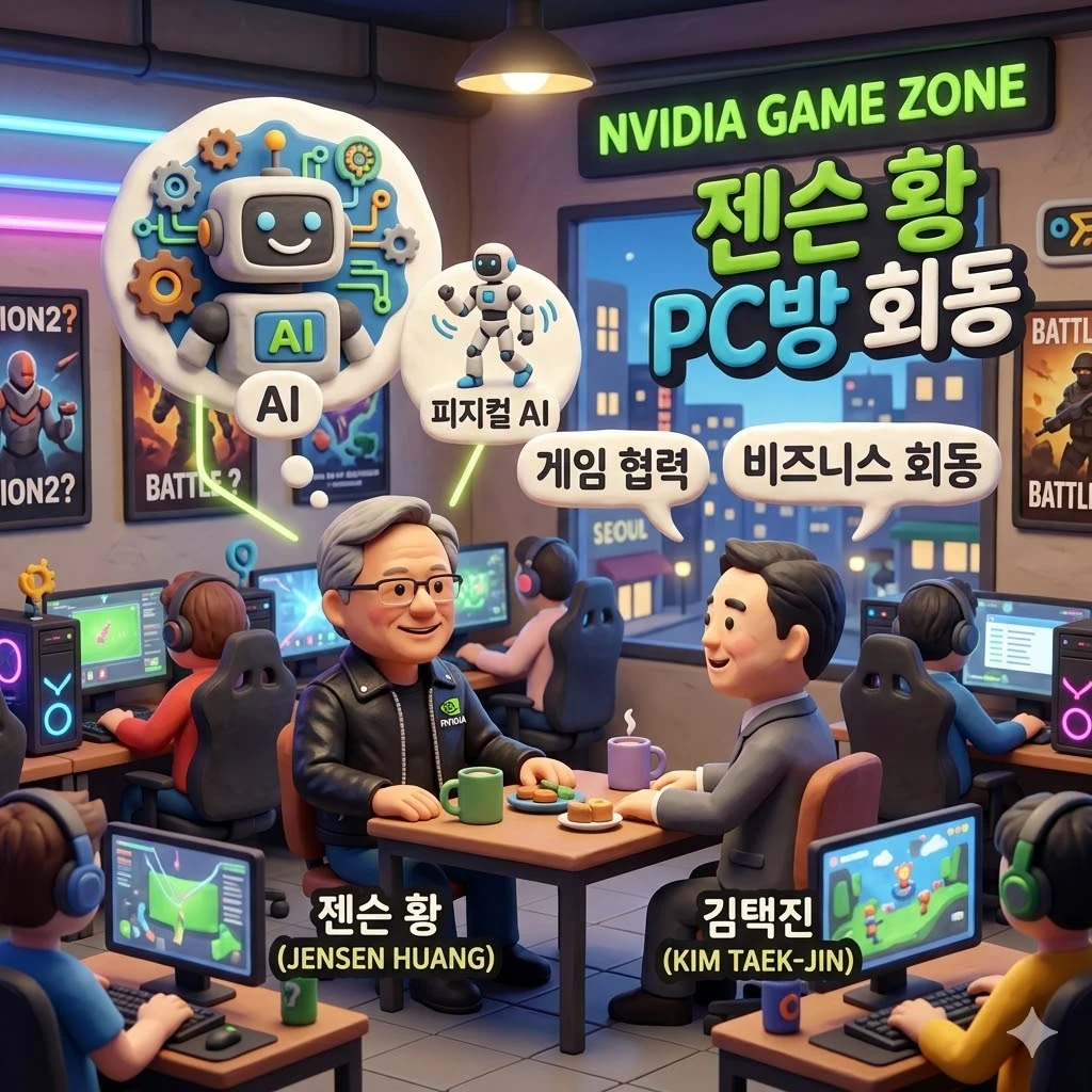 젠슨 황 PC방 회동