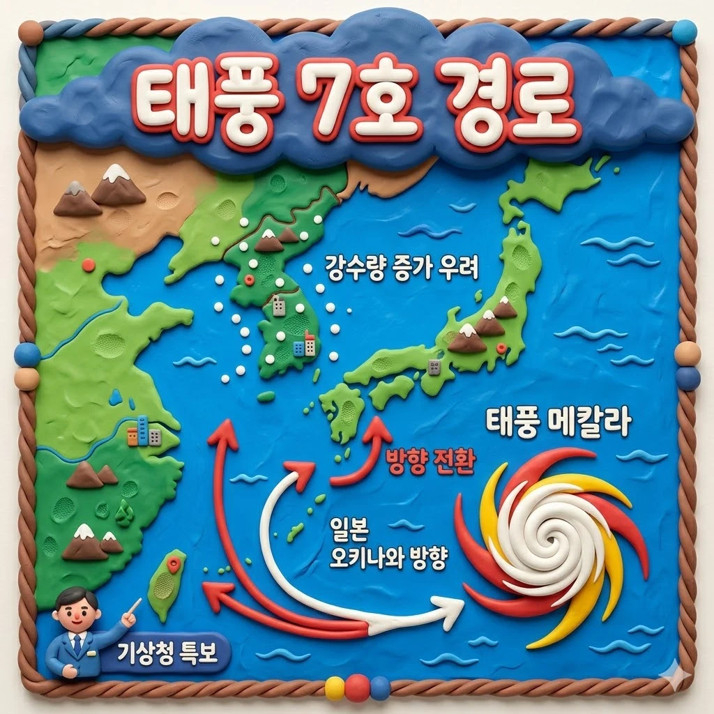 태풍 7호 경로