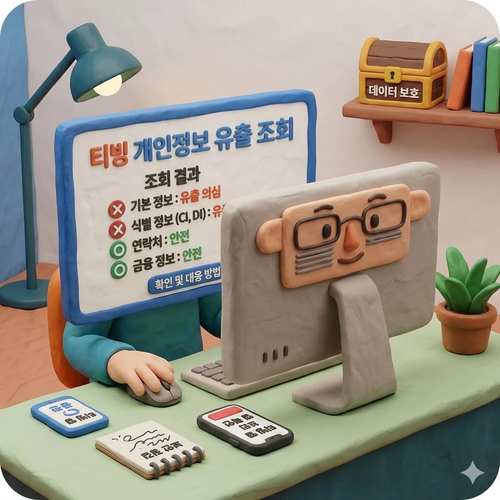티빙 개인정보 유출 조회