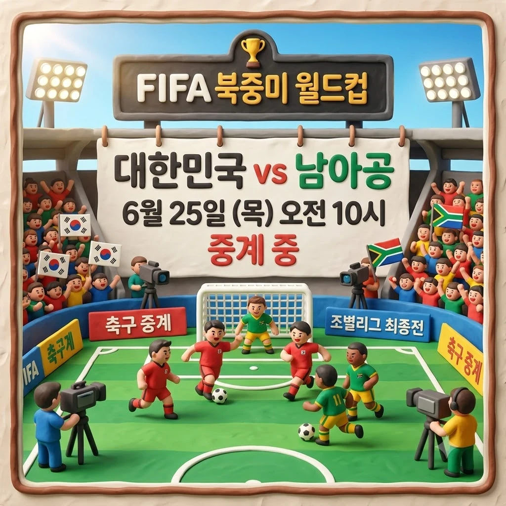 한국 남아공 축구 중계