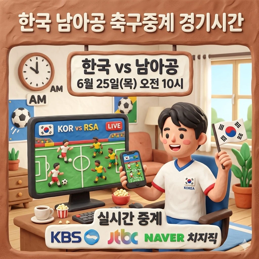 한국 남아공 축구중계