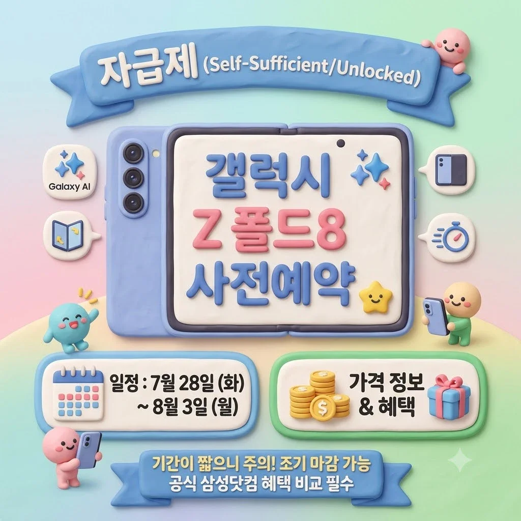 갤럭시 폴드 8 자급제 사전예약
