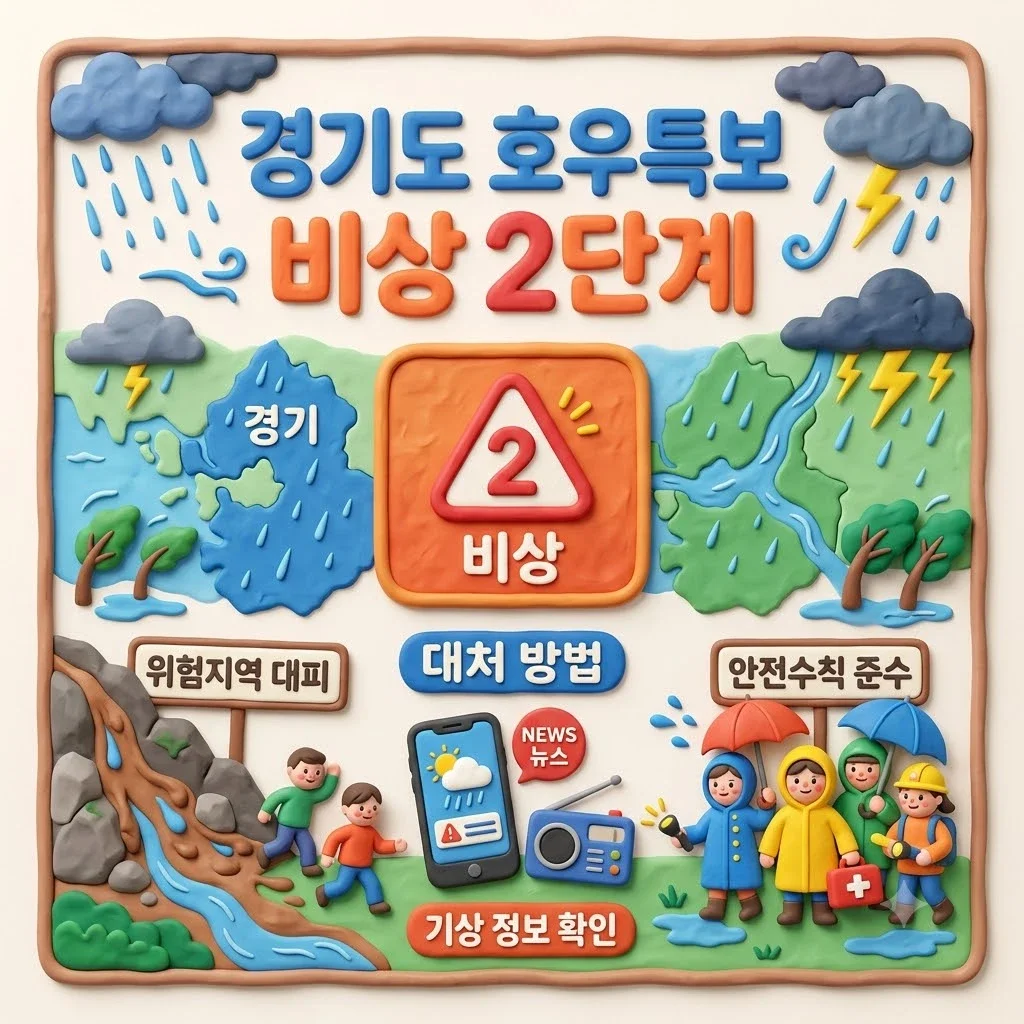 경기도 호우특보 비상 2단계