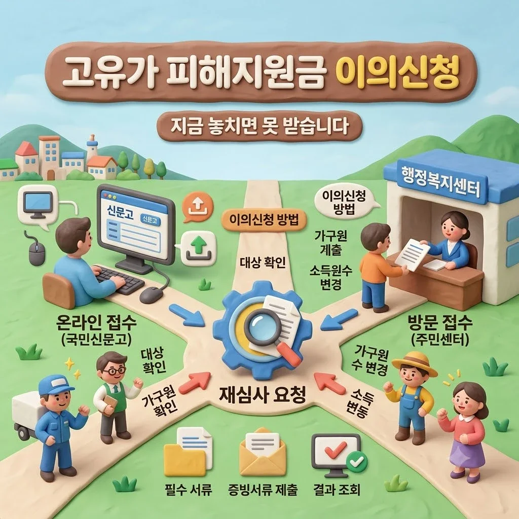 고유가 피해지원금 이의신청