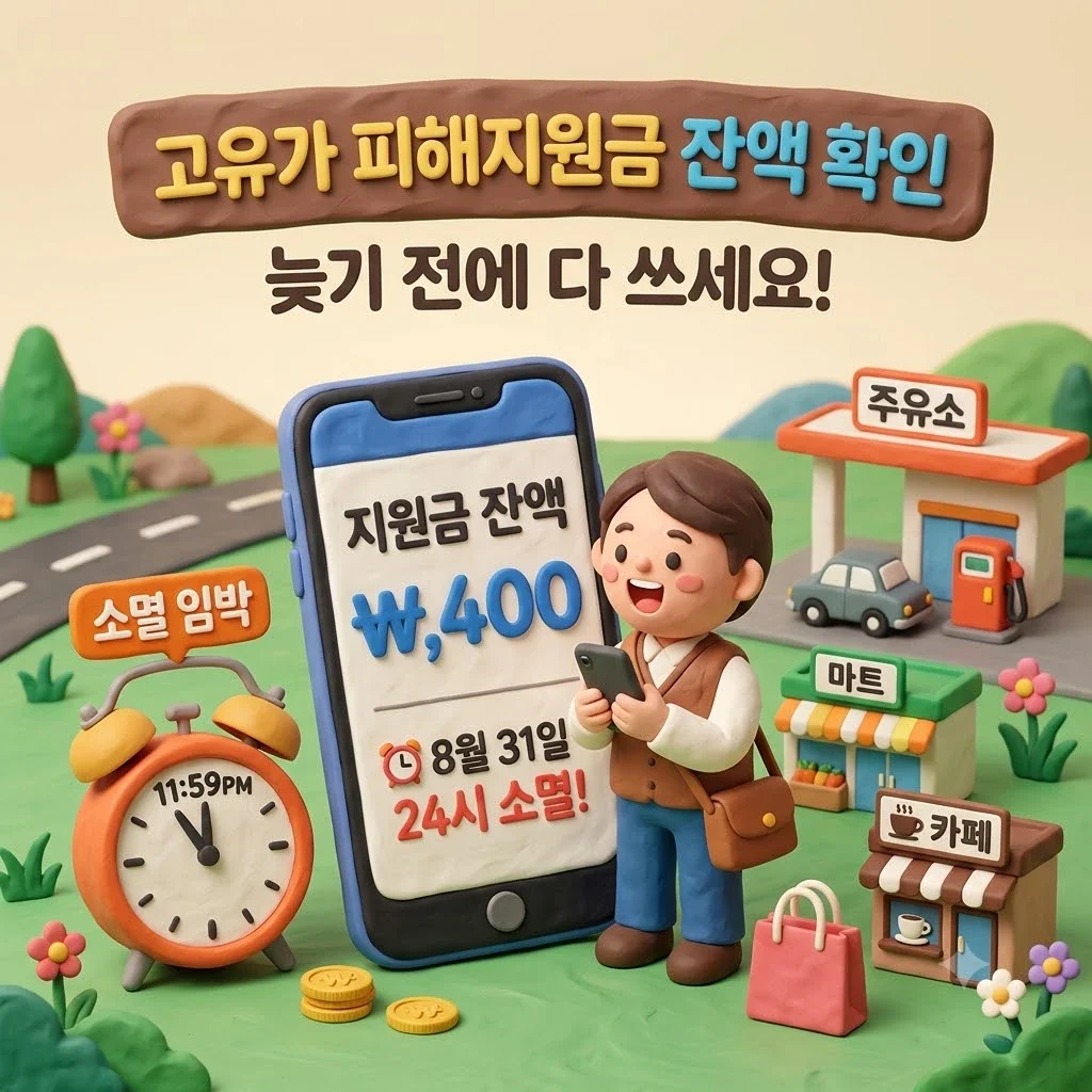 고유가 피해지원금 잔액