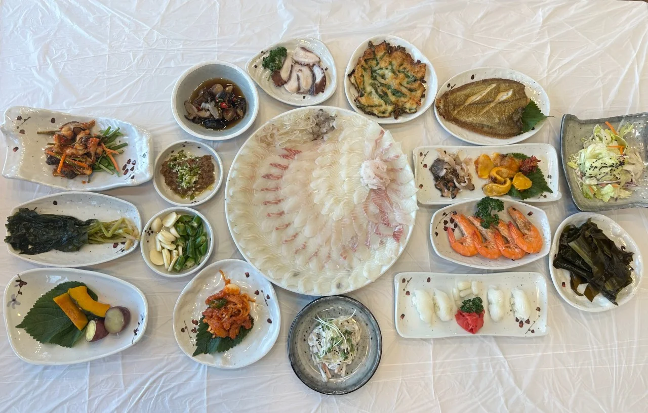 동네한바퀴 울릉도식 물회 횟집