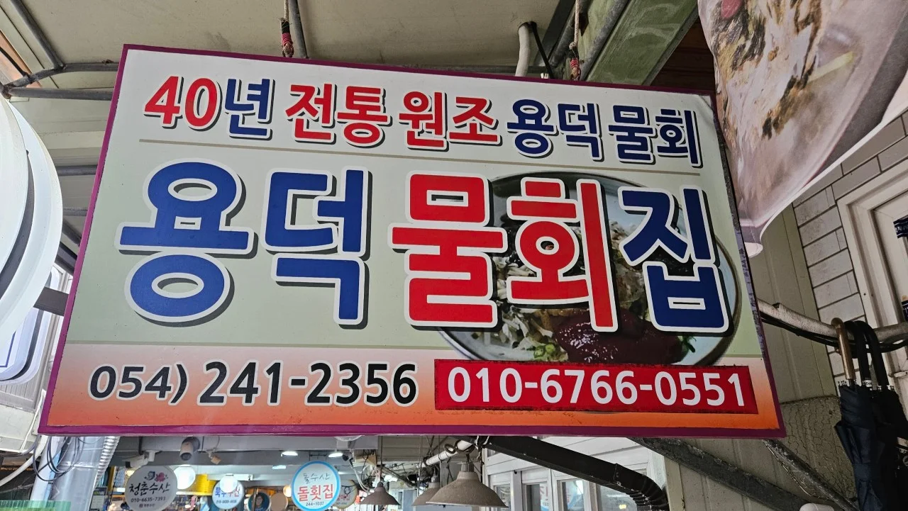 생생정보 포항식 물회