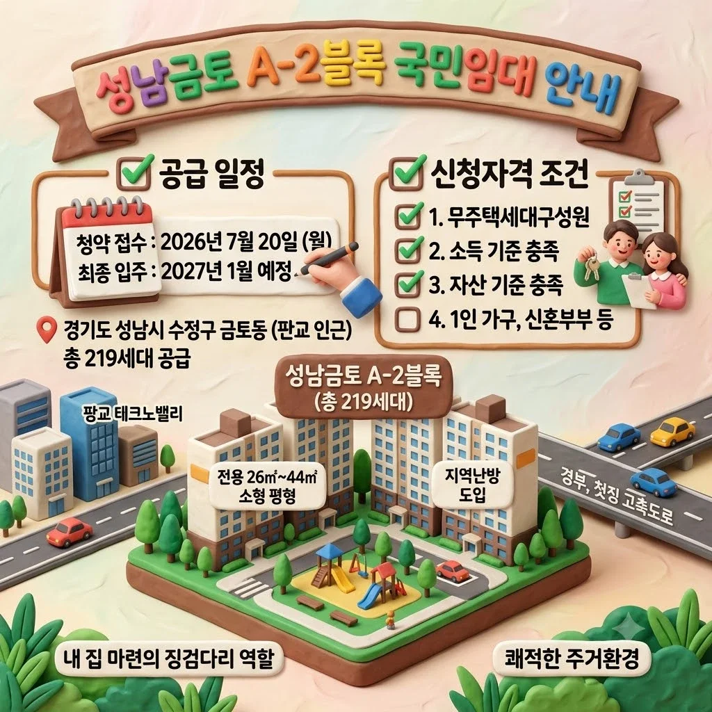 성남금토 A-2블록 국민임대