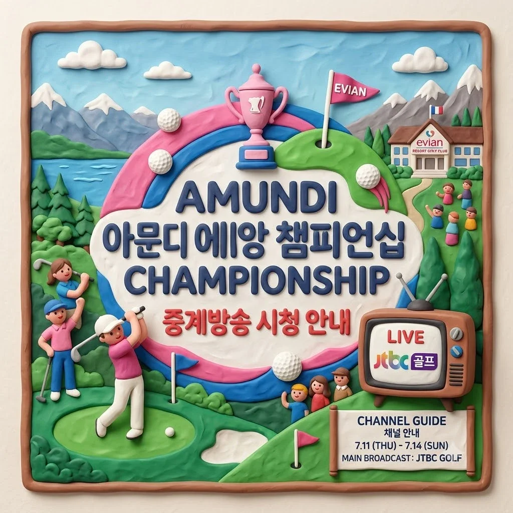 아문디 에비앙 챔피언십 중계방송