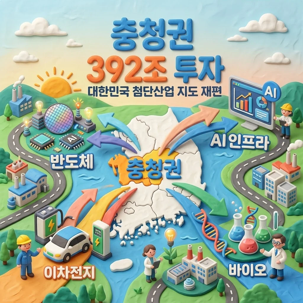충청권 392조 투자