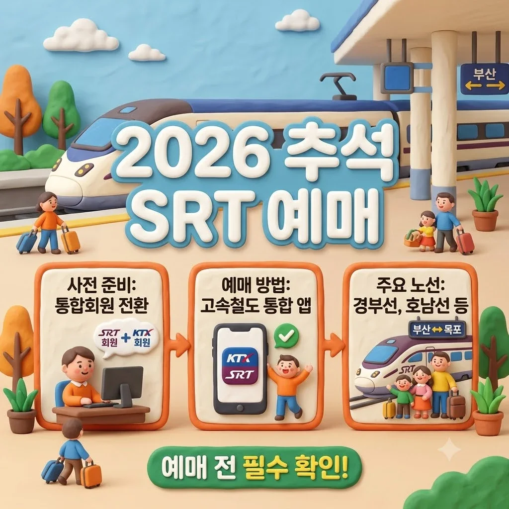 2026 추석 SRT 예매