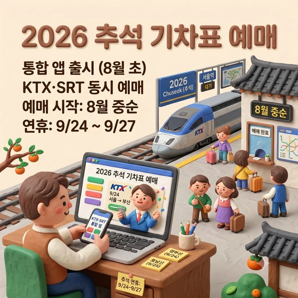 2026 추석 기차표 예매