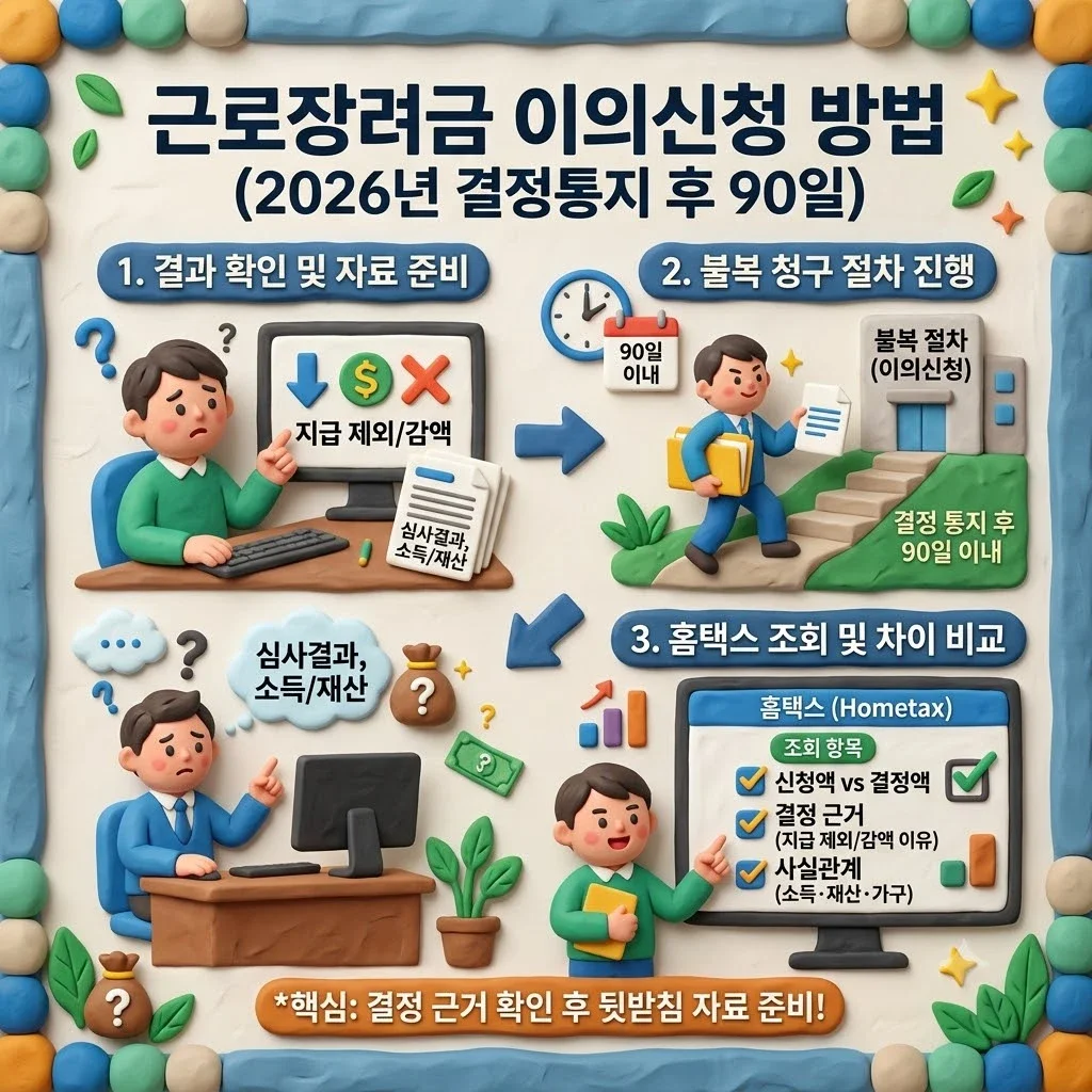 근로장려금 이의신청 방법